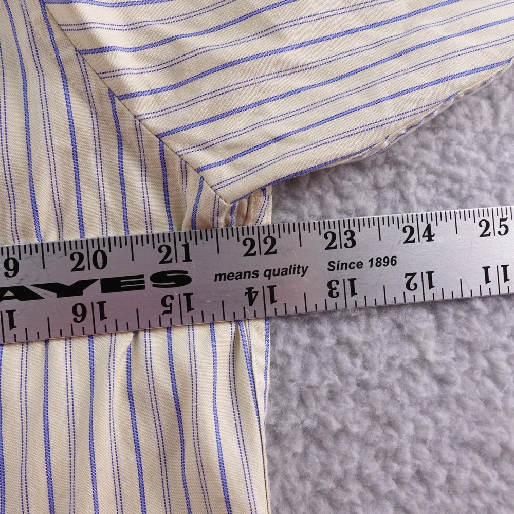 Vintage LL Bean Womens 14 Striped Button Up Shirt Long Sleeve Casual Classic Fit - Picture 5 of 7